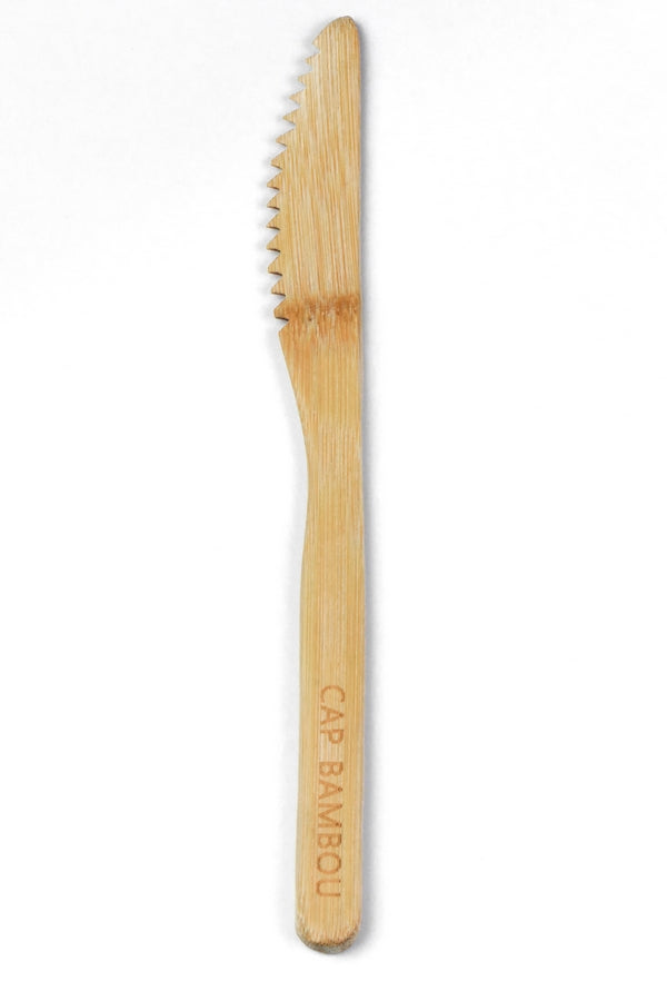 Cap Bambou -- Couteau en bambou Vrac x 10