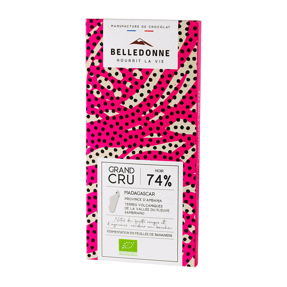 Tablette grand cru - chocolat noir 74% madagascar - 1